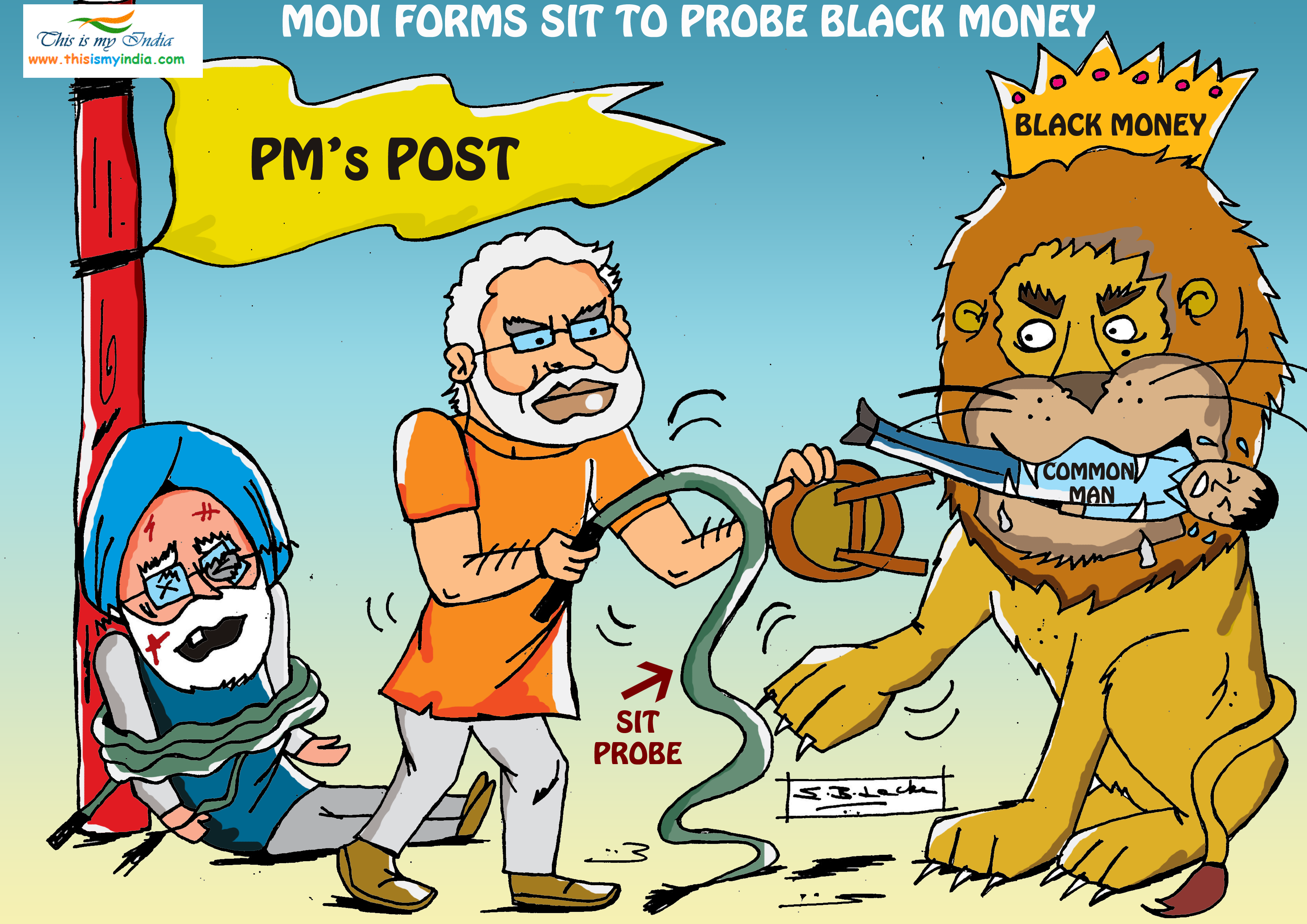 holi festival cartoon images for modi