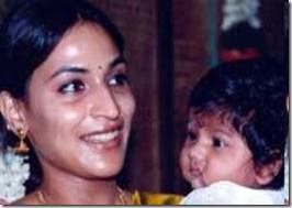 Dhanush wife and son