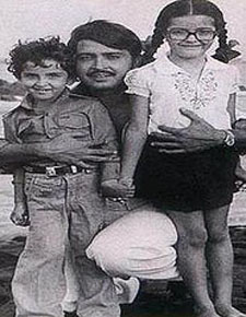 Hrithik Roshan with Father