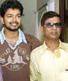 Vijay with Father