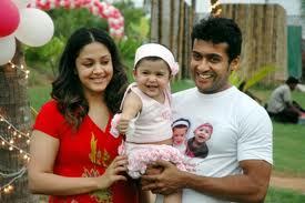 surya wife and daughter picture