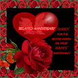Go Back > Gallery For > Belated Anniversary