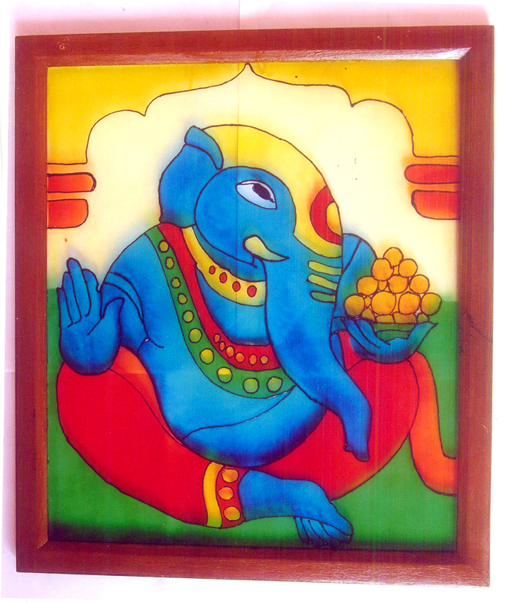 Buy Ganesha Acrylic Painting