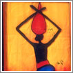 African Acrylic Painting