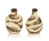 Warli Handpainted Terracotta  Unique Vase Set