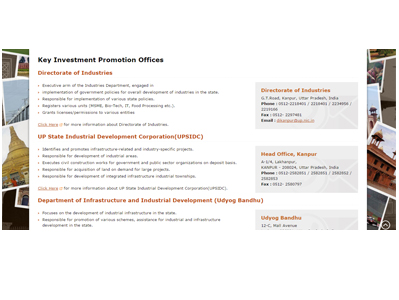 Key investment promotion offices