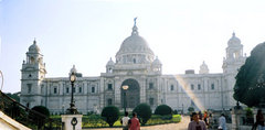 The Victoria Memorial in downtown Calcutta/Kolkata