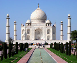 The Taj Mahal in Agra is India's most popular tourist destination.