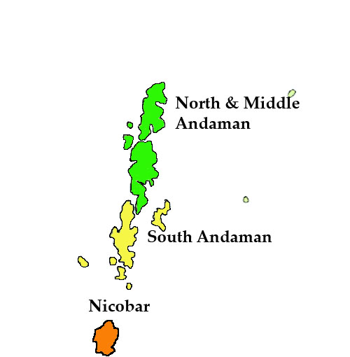Andaman And Nicobar Islands Political Map