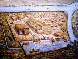 Artist's view of ancient Lothal