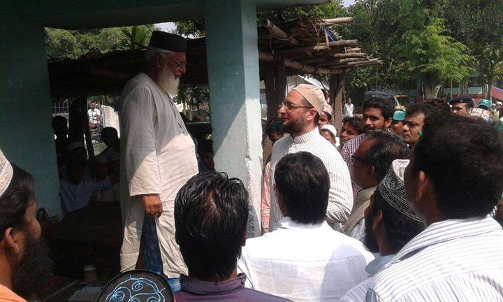 Asaduddin ??Owaisi? Door to Door Campaigning in Kishanganj