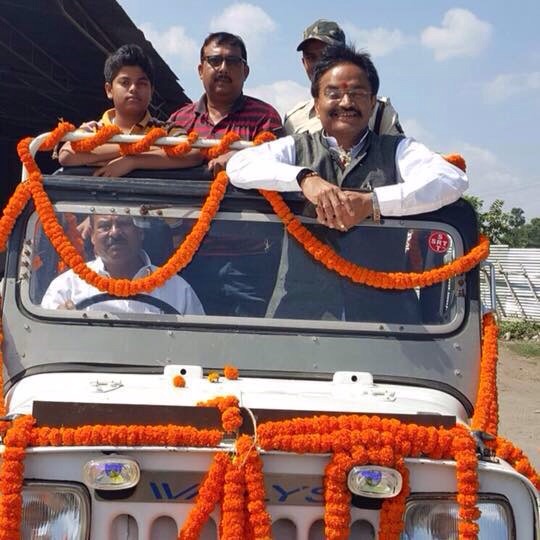 LJP Candidate Ramesh Chaudhary filed his nominations