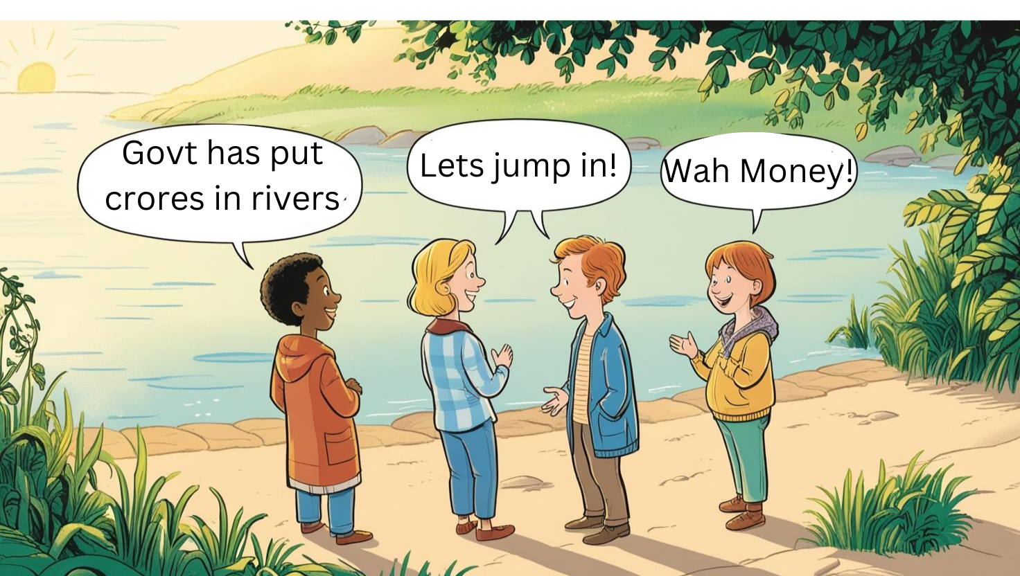 Cartoon-river