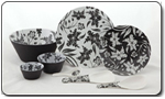 Valerio - Black Forest - Premium Melamine Dinner Set