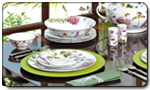 Elvy Porcelain Flora Dinner Set