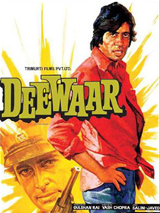Amitabh in Deewar Amitabh in Deewar