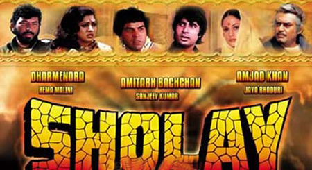 Amitabh in Sholay