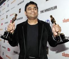 Rahman with Oscar Awards