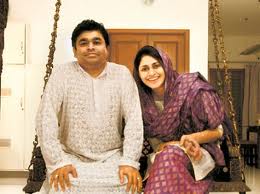 rahman with his wife