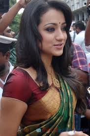 Trisha saree pic