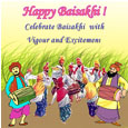 Baisakhi Greetings Card