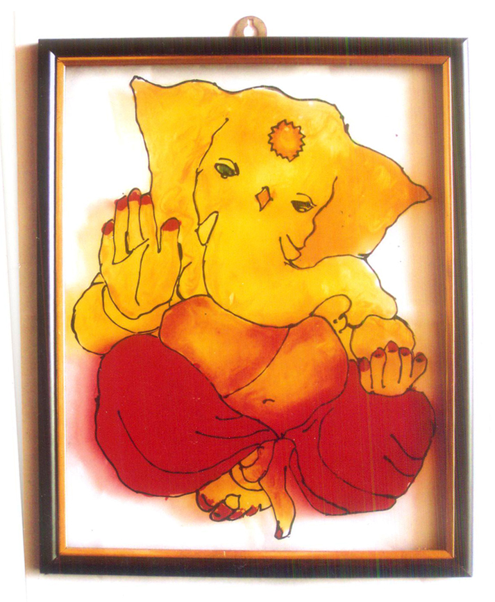 Buy Lord Ganesh Acrylic Painting