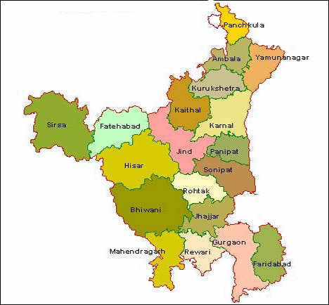 Haryana Map