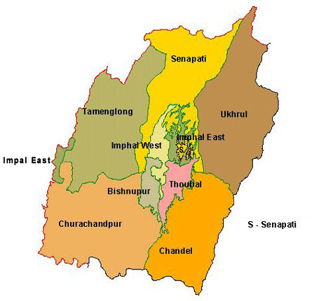 Map of Manipur