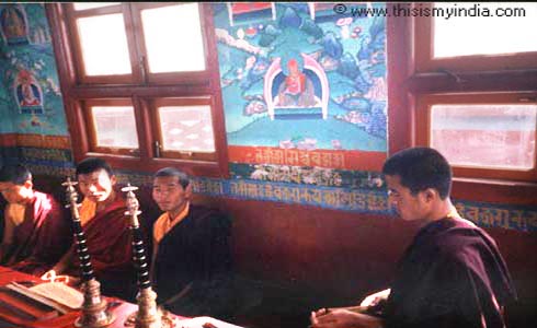 Sikkim monks