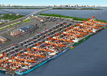 Vallarpadam international container terminal of Kerala