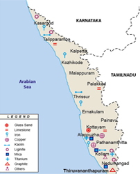 minerals of Kerala