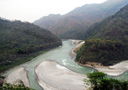 Sikkim Teesta River