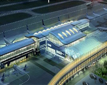 Rajiv Gandhi international airport at Shamshabad