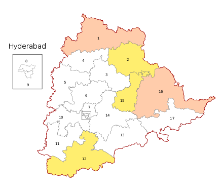 Telangana Election Map