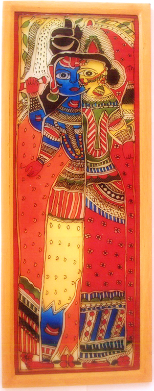 Buy Madhubani Acrylic Painting - II Buy Madhubani Acrylic Painting - II