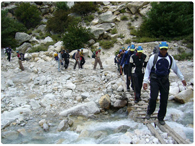 Extreme topography in Uttarakhand