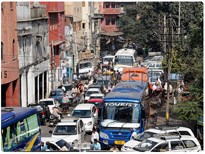 Traffic in Uttar Pradesh