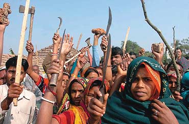 Nandigram Village Protest West Bengal