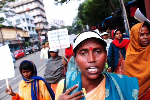 The growth of urban population in West Bengal