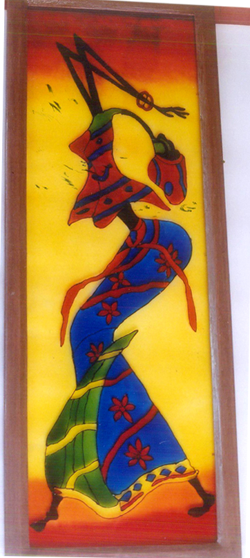 Buy African Acrylic Painting - III Buy African Acrylic Painting - III